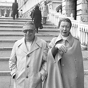 Jean-Paul Sartre and Simone de Beauvoir, 1976