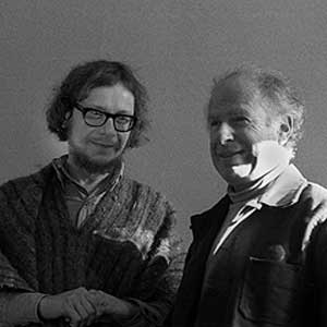 Jerzy Grotowsky and Peter Brook, 1975