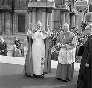 Pope Paul VI and Cardinal Albino Luciani, 1972